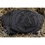 A Pair Leather Bracers Owl Celtic Spiritual Vikings Magic Nordic